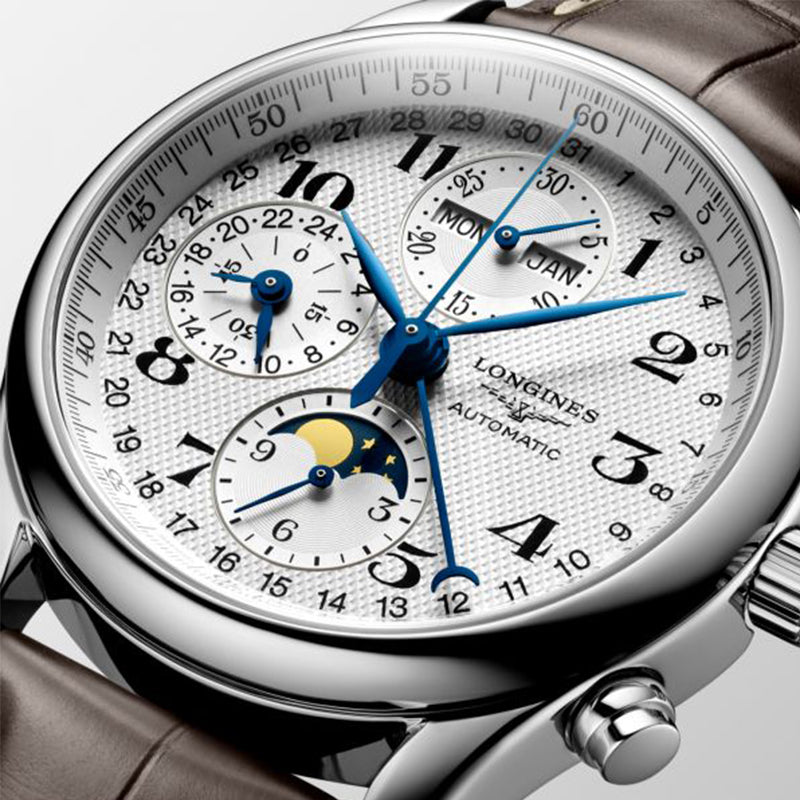 Longines master collection triple date chronograph moonphase best sale