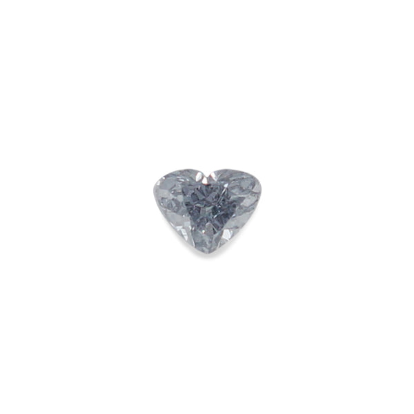0.15CT FANCY BLUE-GREY/SI2 HEART SHAPED ARGYLE PINK DIAMOND - IGI COLLECTORS EDITION (Image 1)