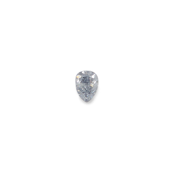 0.15CT FANCY GREY BLUE/SI2 PEAR SHAPE ARGYLE PINK DIAMOND - IGI COLLECTORS EDITION (Image 1)