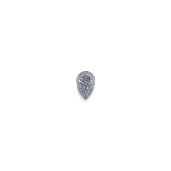 0.11CT FANCY GREY BLUE/VS1 PEAR SHAPED ARGYLE PINK DIAMOND - IGI COLLECTORS EDITION (Image 1)