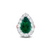 8.32CT COLUMBIAN PEARSHAPE MUZO EMERALD AND ARGYLE PINK DIAMOND RING (Thumbnail 2)