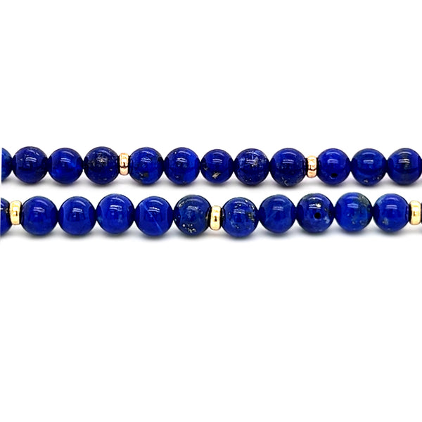 SINGLE STRAND OF LAPIS LAZULI BEADS (Image 1)