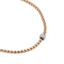 FOPE 'EKA' 18CT ROSE GOLD AND 18CT WHITE GOLD PAVE SET DIAMOND RONDELLE NECKLACE (Thumbnail 1)