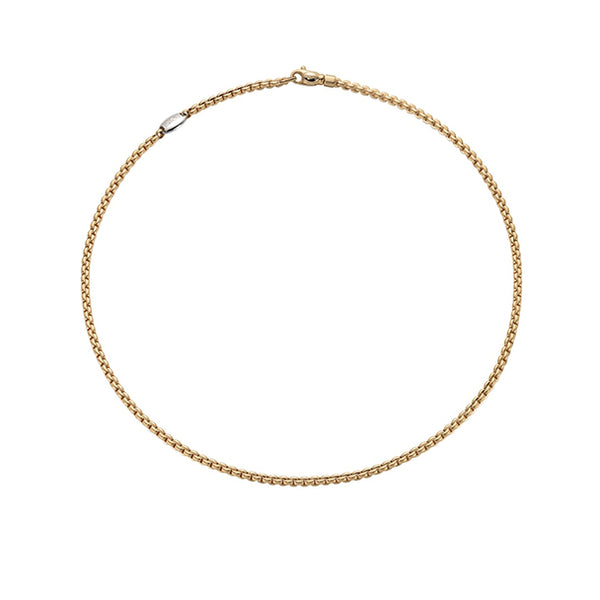 FOPE 'EKA' 18CT YELLOW GOLD AND 18CT WHITE GOLD NECKLACE (Image 1)