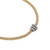 FOPE 'PRIMA' 18CT YELLOW GOLD AND 18CT WHITE GOLD PAVE DIAMOND NECKLACE (Thumbnail 1)