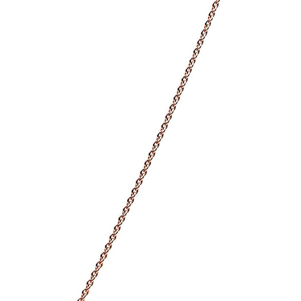18CT ROSE GOLD SINGLE TRACE CHAIN 45CM (Image 1)