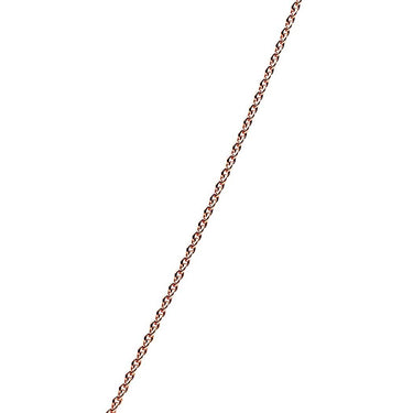 18CT ROSE GOLD SINGLE TRACE CHAIN 45CM