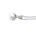 18CT WHITE GOLD AND YELLOW GOLD SOUTH SEA PEARL AND DIAMOND DROP PENDANT (Thumbnail 3)