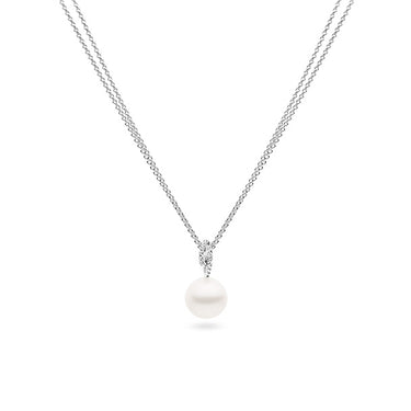 KAILIS 'ANGELIC' 18CT WHITE GOLD SOUTH SEA PEARL AND DIAMOND PENDANT