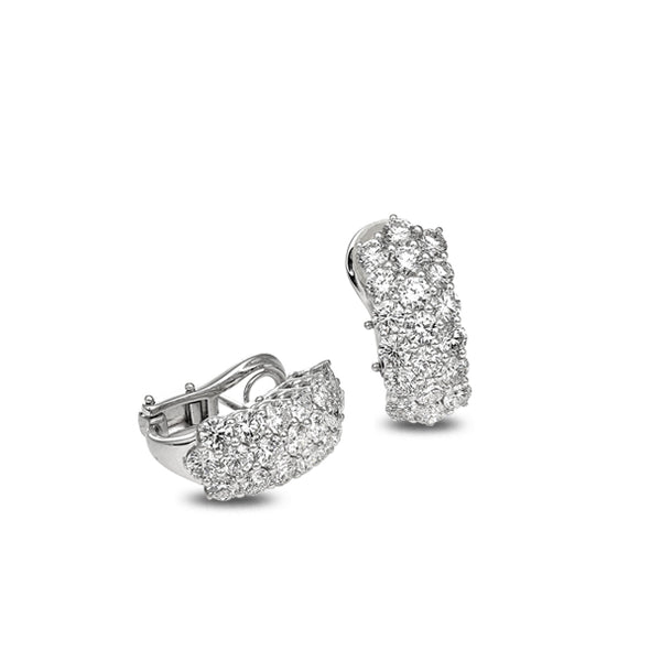 PICCHIOTTI 18CT WHITE GOLD DIAMOND CUFF STYLE EARRINGS (Image 2)