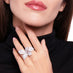 PASQUALE BRUNI 'GIARDINI SEGRETI' 18CT WHITE GOLD FIVE PETAL DIAMOND RING (Thumbnail 2)