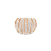 18CT ROSE GOLD AND DIAMOND PAVE DOME RING (Thumbnail 2)