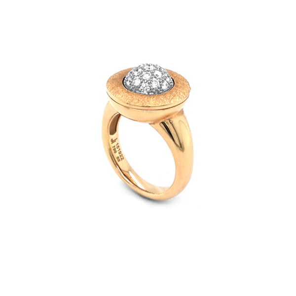 JORG HEINZ 'MAGIC' 18CT ROSE GOLD TAHITIAN PEARL AND DIAMOND RING (Image 4)
