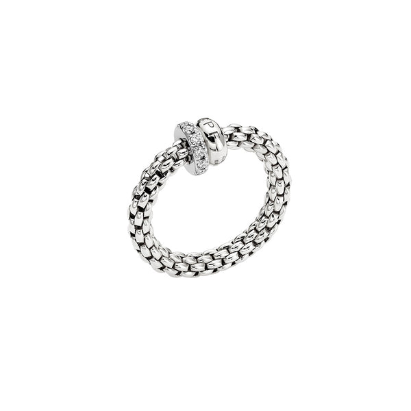 FOPE 'SOLO' 18CT WHITE GOLD DIAMOND RING (Image 1)
