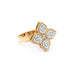 ROBERTO COIN 'PRINCESS FLOWER' 18CT ROSE GOLD AND WHITE GOLD DIAMOND RING (Thumbnail 3)
