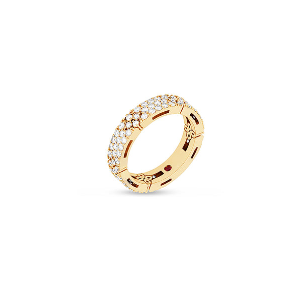 ROBERTO COIN 'LOVE IN VERONA' 18CT YELLOW GOLD DIAMOND RING (Image 2)