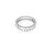 DEMEGLIO 'ETERNITY' 18CT WHITE GOLD 4.52CT EMERALD CUT DIAMOND RING (Thumbnail 1)