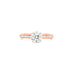 18CT ROSE AND WHITE GOLD ROUND BRILLIANT CUT DIAMOND RING (Thumbnail 1)