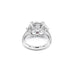 8.01CT ASSCHER CUT, TRAPEZOID AND ROUND BRILLIANT CUT DIAMOND RING IN PLATINUM (Thumbnail 3)