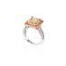 6.90CT FANCY YELLOW DIAMOND, WHITE DIAMOND AND ARGYLE PINK DIAMOND RING (Thumbnail 4)