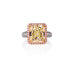 6.90CT FANCY YELLOW DIAMOND, WHITE DIAMOND AND ARGYLE PINK DIAMOND RING (Thumbnail 2)