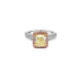 2.16CT FANCY YELLOW DIAMOND AND ARGYLE PINK DIAMOND RING (Thumbnail 2)
