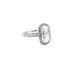 18CT WHITE AND YELLOW GOLD 3.01CT RECTANGULAR CUSHION BRILLIANT DIAMOND RING WITH ARGYLE PINK DIAMONDS (Thumbnail 3)