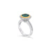 PLATINUM AND 18CT YELLOW GOLD EMERALD AND DIAMOND 'GRACE' RING (Thumbnail 3)
