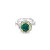 PLATINUM AND 18CT YELLOW GOLD EMERALD AND DIAMOND 'GRACE' RING (Thumbnail 2)