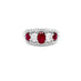 18CT WHITE GOLD 1.05CT RUBY AND DIAMOND RING (Thumbnail 2)