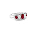 18CT WHITE GOLD 1.05CT RUBY AND DIAMOND RING (Thumbnail 3)