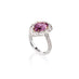 4.71CT PINK PADPARADSCHA SAPPHIRE AND WHITE DIAMOND RING (Thumbnail 4)