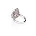 4.71CT PINK PADPARADSCHA SAPPHIRE AND WHITE DIAMOND RING (Thumbnail 3)