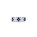 ROBERTO COIN LOVE IN VERONA DIAMOND AND SAPPHIRE, 18CT WHITE GOLD RING (Thumbnail 1)
