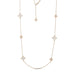 ROBERTO COIN PRINCESS FLOWER 18CT ROSE GOLD MOTHER OF PEARL AND DIAMOND NECKLACE (Thumbnail 1)