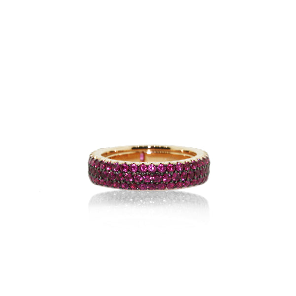 DEMEGLIO RUBY 18CT ROSE GOLD RING (Image 1)