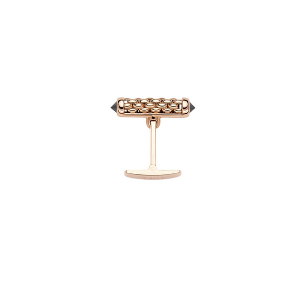 FOPE 'SOLO' 18CT ROSE GOLD AND BLACK DIAMOND CUFFLINKS (Image 3)