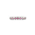 18CT WHITE GOLD PINK SAPPHIRE ETERNITY BAND (Thumbnail 1)