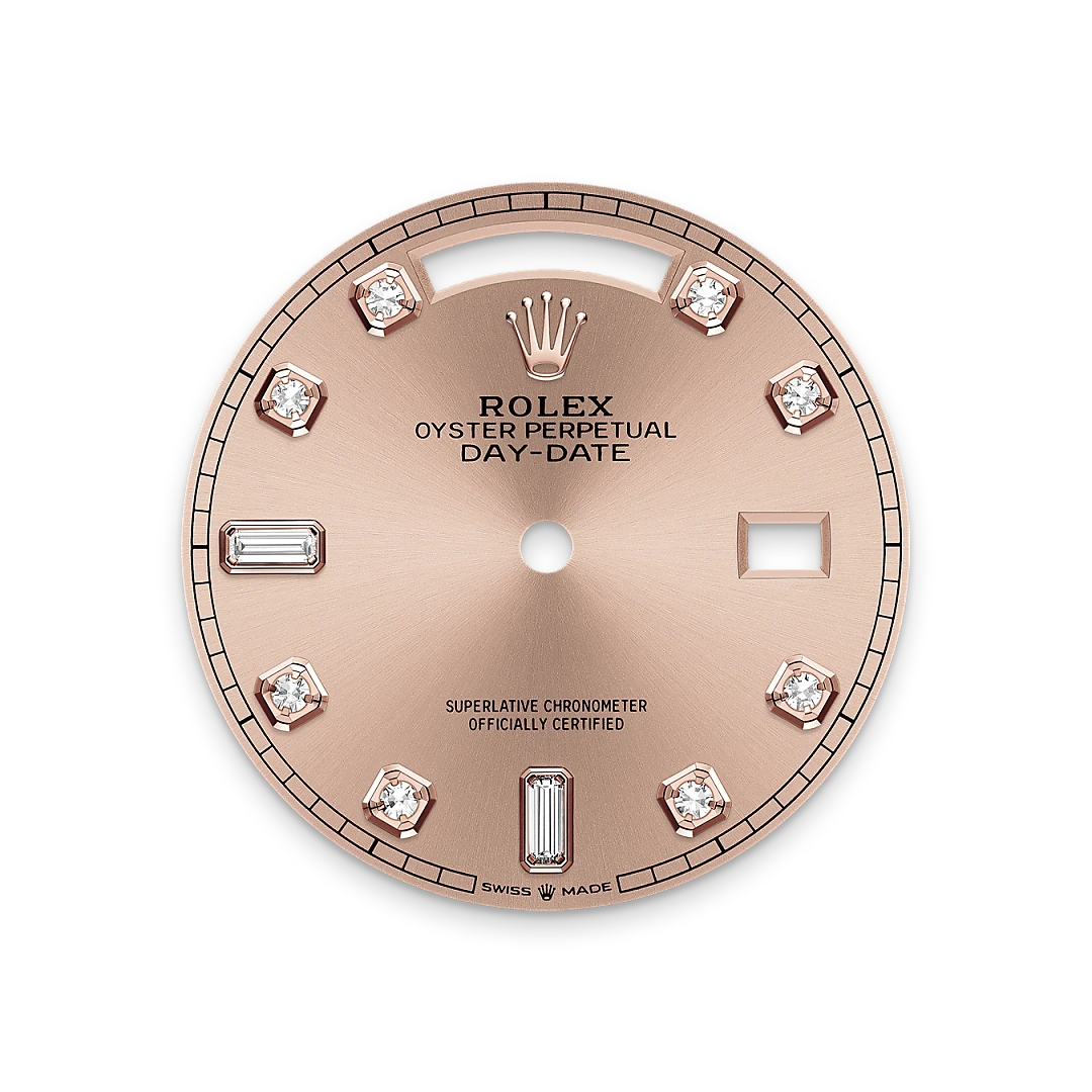 Day-Date Rosé-colour dial image