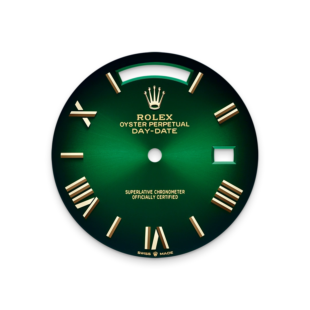 Day-Date Green ombré dial image