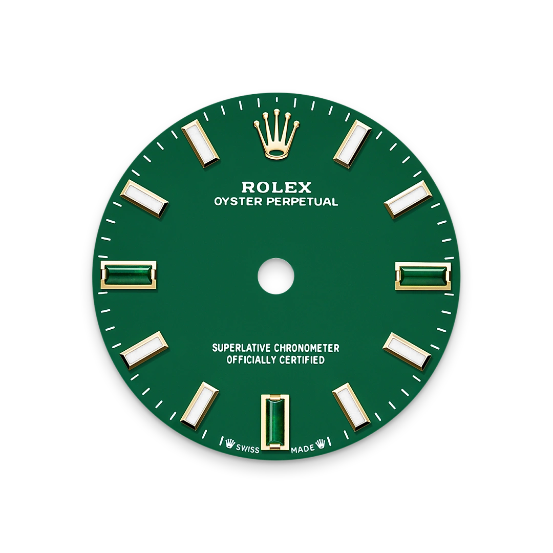 Oyster Perpetual Green stone dial image