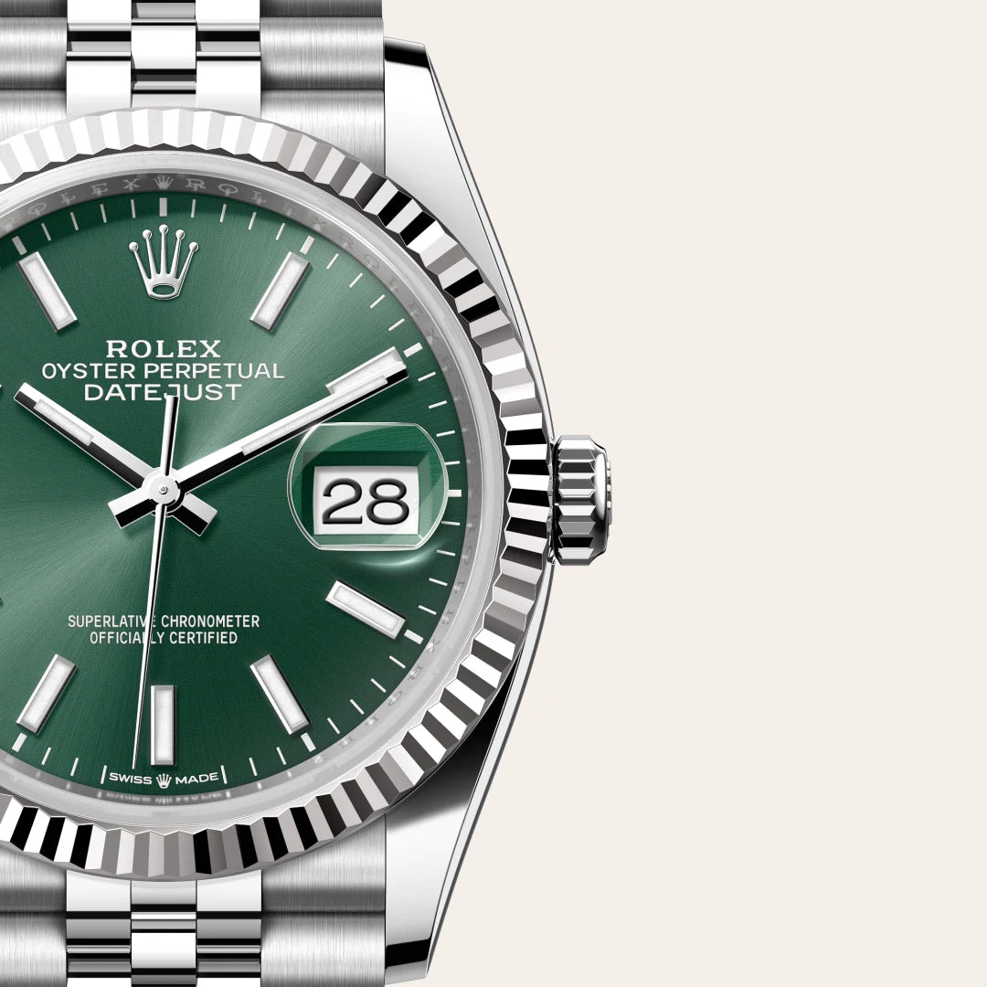 Datejust 36 m126234-0051 Green Seal