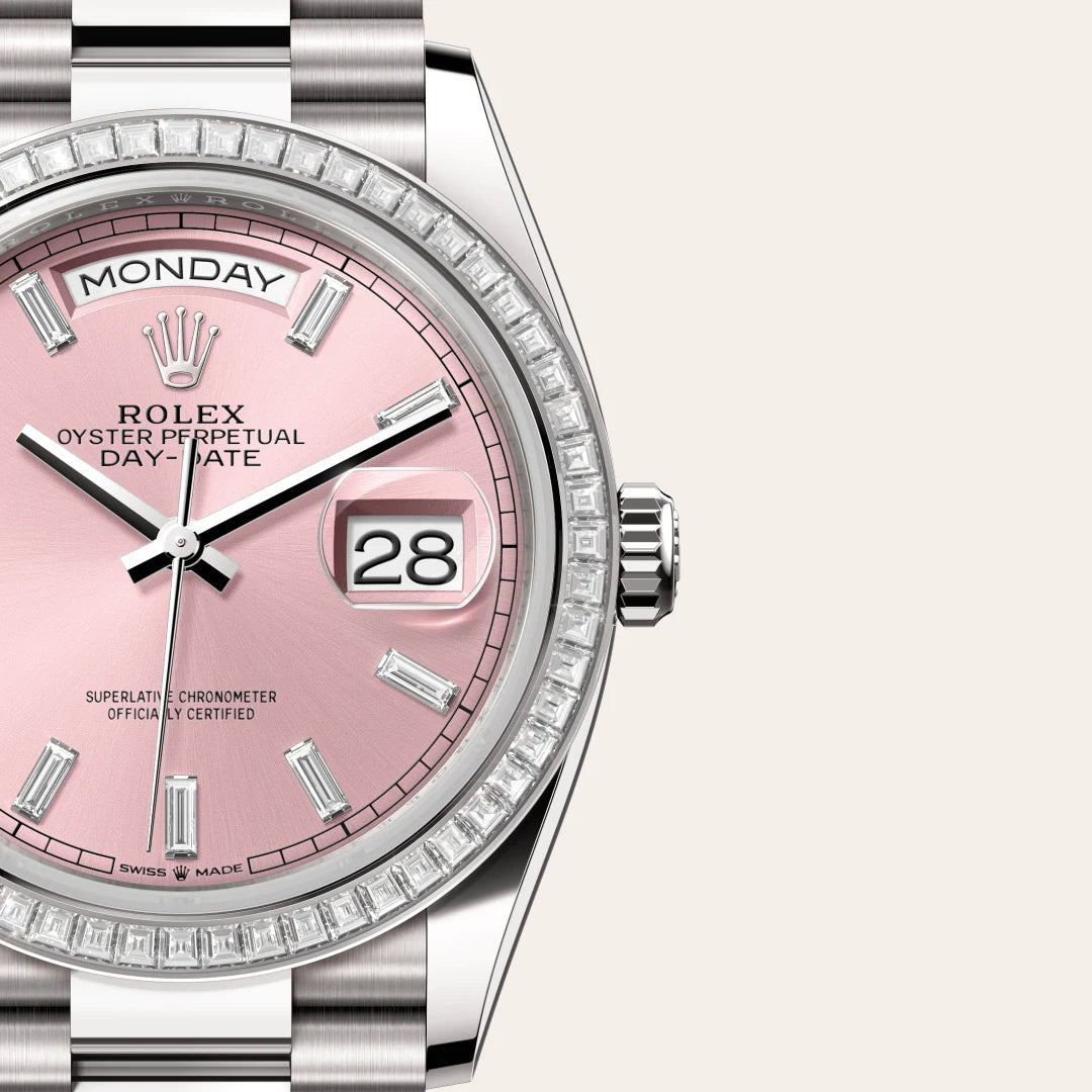 Day-Date 36 m128399tbr-0029 Green Seal