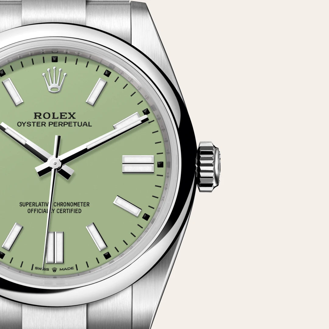 Oyster Perpetual 41 m134300-0006 Green Seal