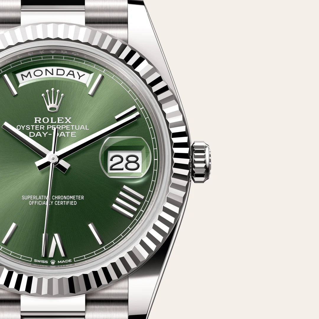 Day-Date 40 m228239-0033 Green Seal