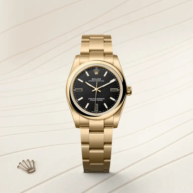 Oyster Perpetual 34 m124208-0001 Upright