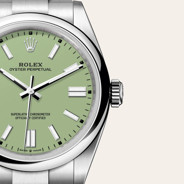 Oyster Perpetual 41 m134300-0006 Green Seal