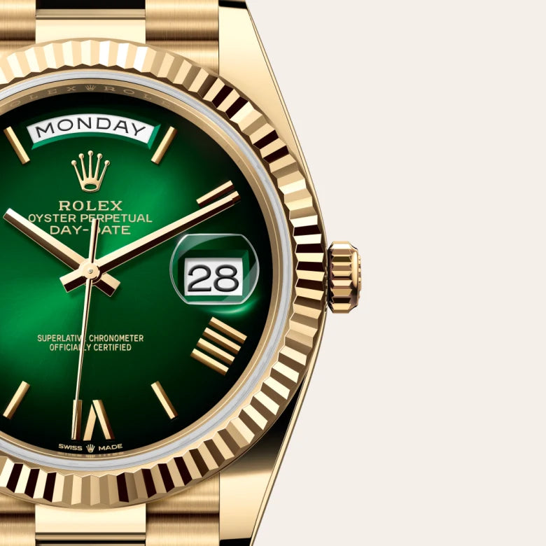 Day-Date 40 m228238-0069 Green Seal