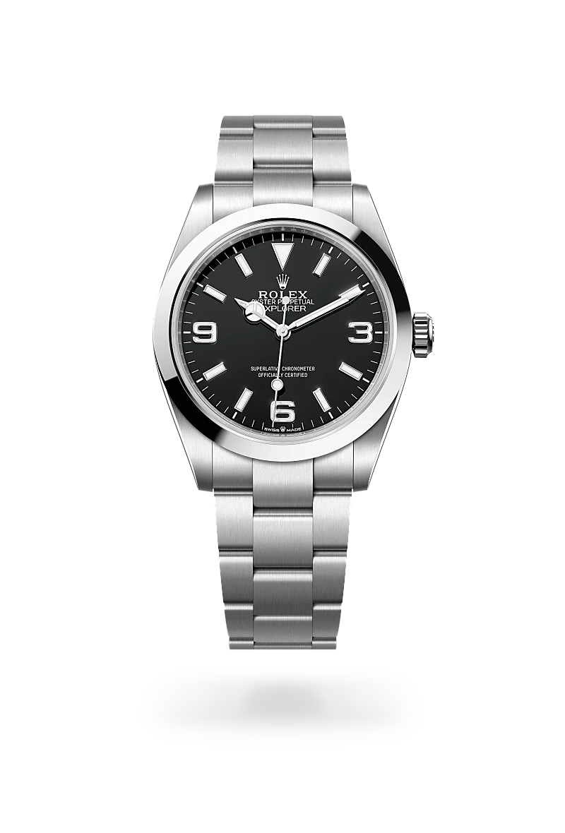 Rolex Explorer 40 Oyster, 40 mm, Oystersteel